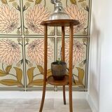 Wooden tripod saddle