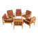 Mid-Century Armchairs from Jitona Soběslav, Czech, 1960s, Set of 6