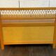 Vintage 1960s rattan toy chest