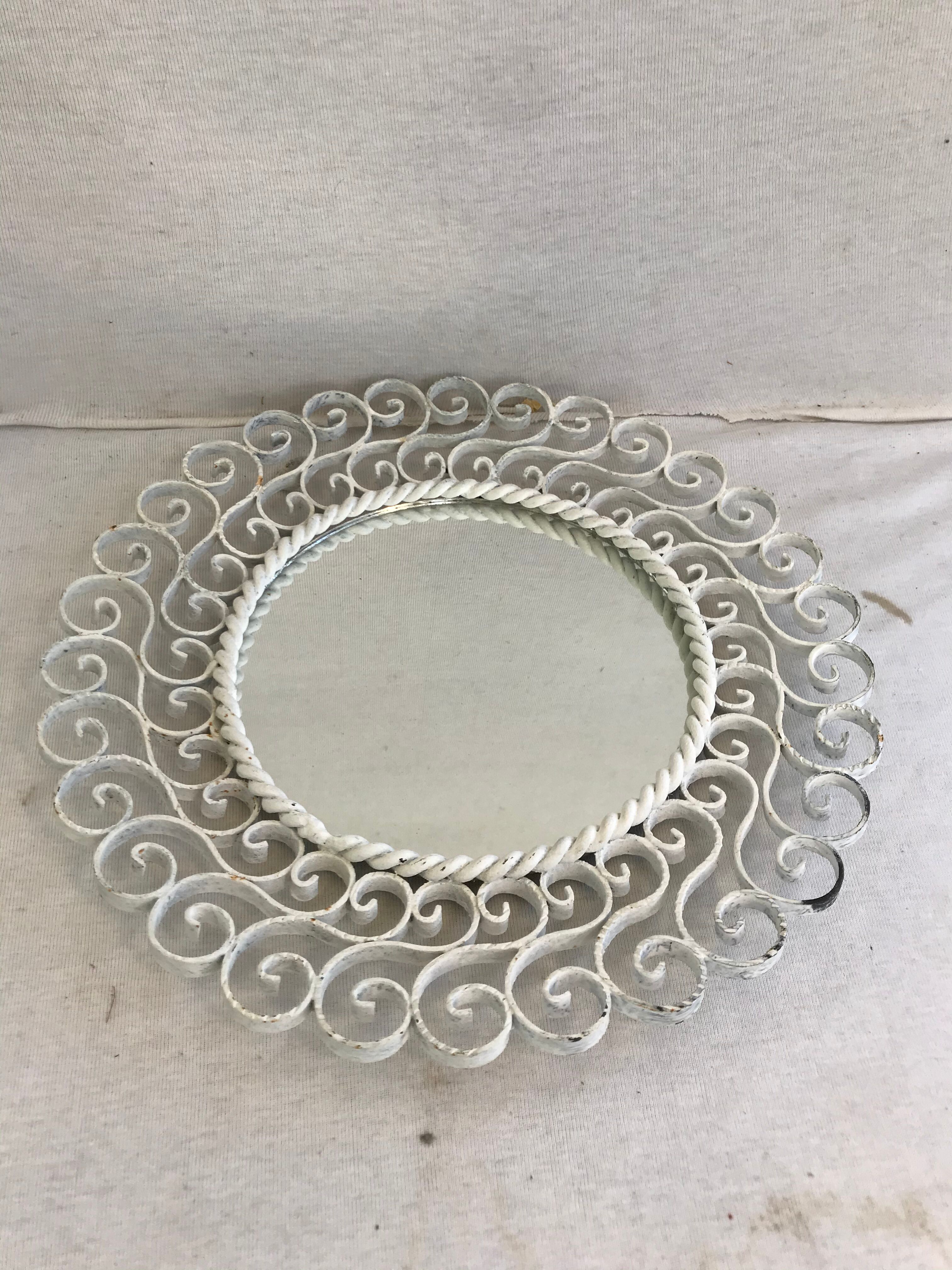 Ancient mirror sun 28cm