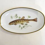 Plat poisson porcelaine