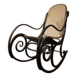 Fauteuil à bascule, original Thonet 1920