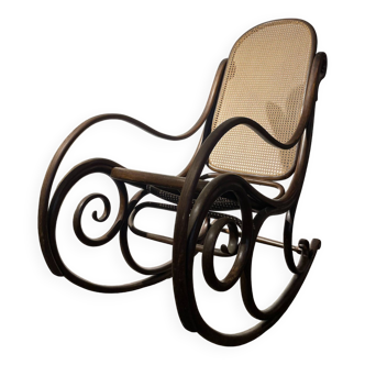 Fauteuil à bascule, original Thonet 1920