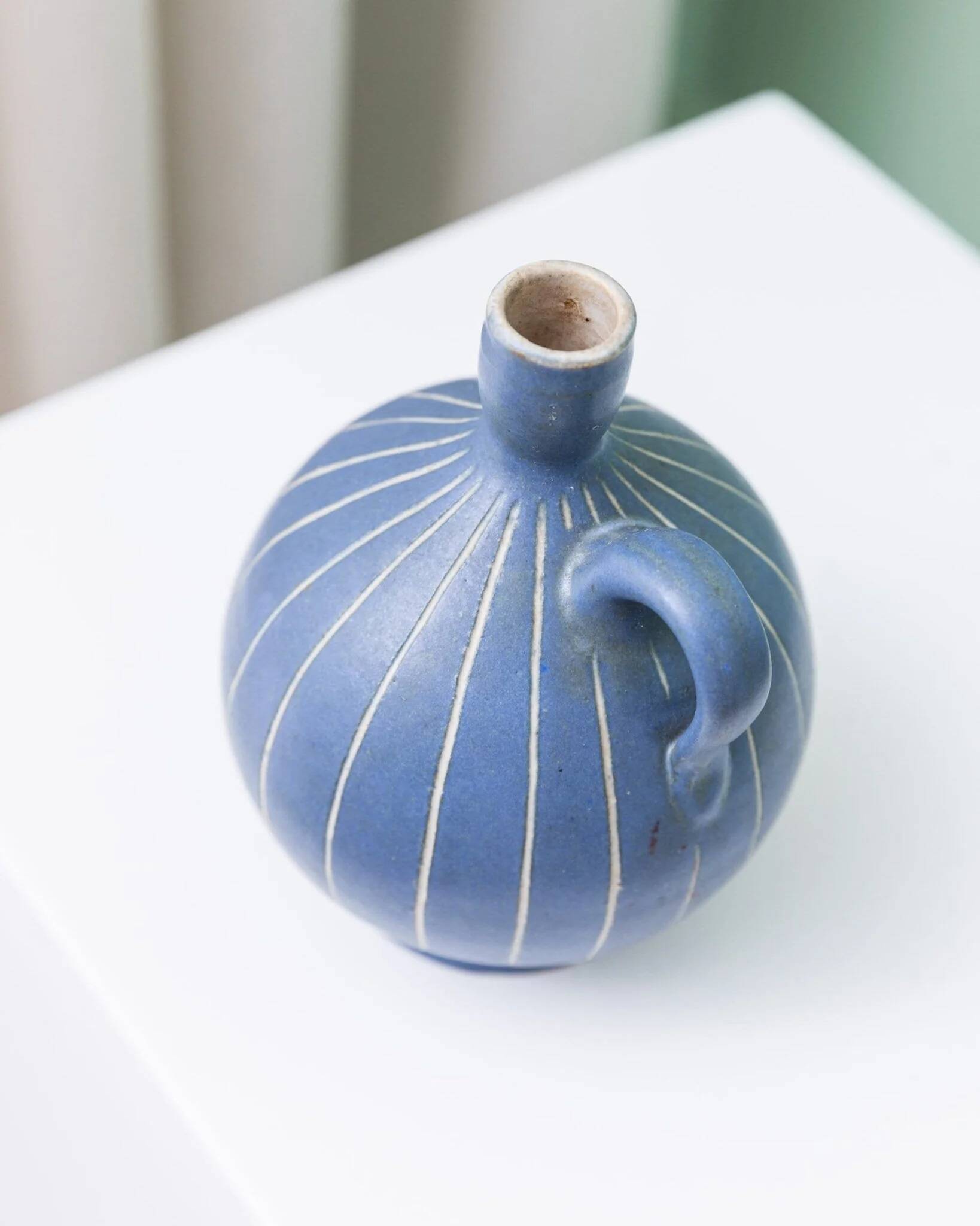 Vintage vase - Carl Fischer for PGH Bürgel - Mid-Century ceramic - 1960s