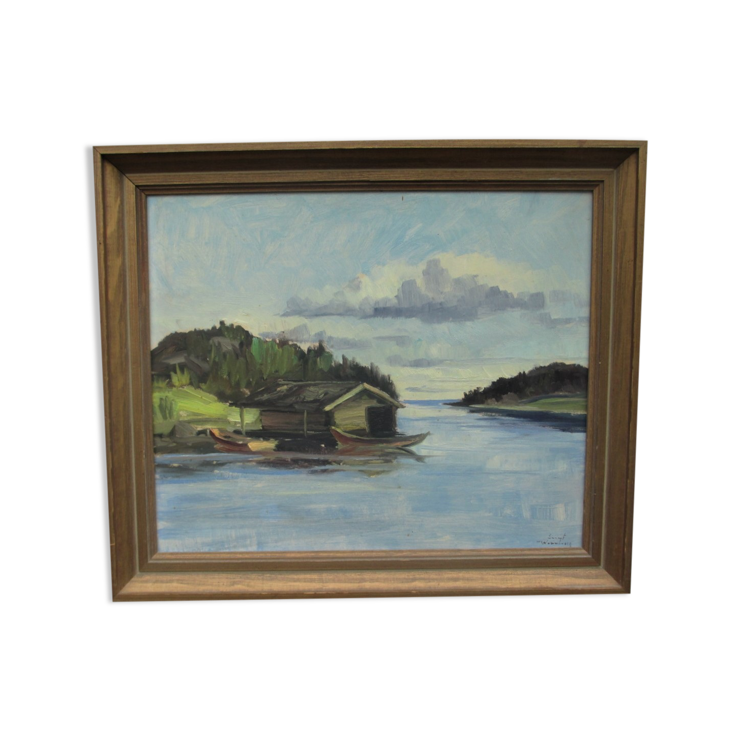 Oil Painting, Sweden, 1970s
