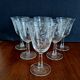 6 verres à vin enghien luminarc années 50/60