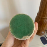 Vintage grey marble candle holder