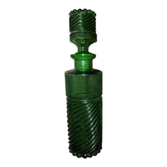 Italian vintage glass bottle