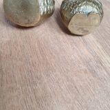Pair of brass owls