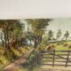 Oil on cardboard, early 20th century