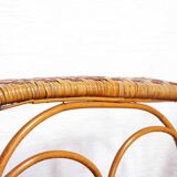 Rattan recliner chair, Bauhaus 1930