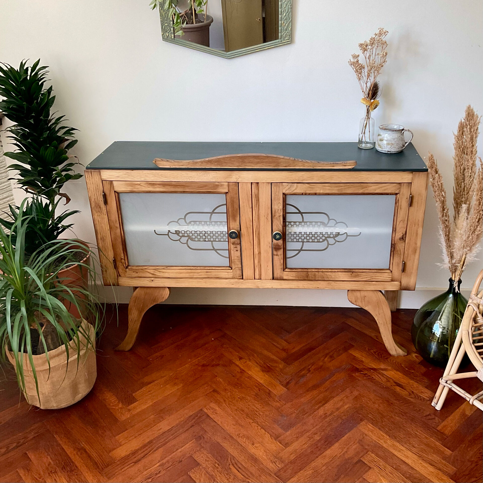 Petit buffet vintage Art Déco