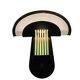 Free Light - wall lamp - Post Modern - metal - glass - 80s