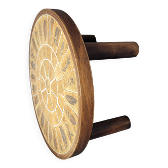 Roger Capron very small side table 52.5cm in diameter