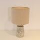 Ceramic table lamp by Desiree Stentoj with ovals