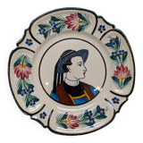 Old Breton HB Quimper plate