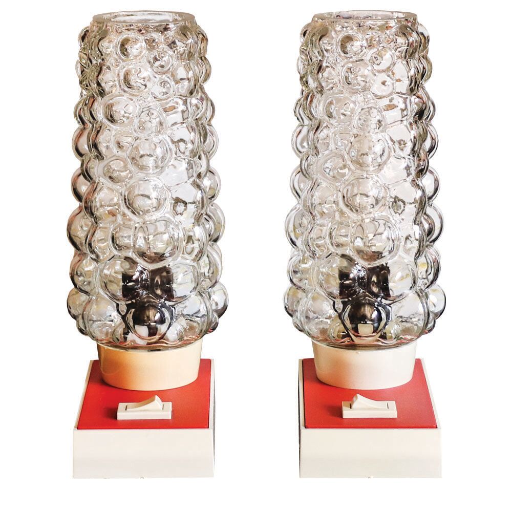 Bedside table lamps from Hawill, 1960