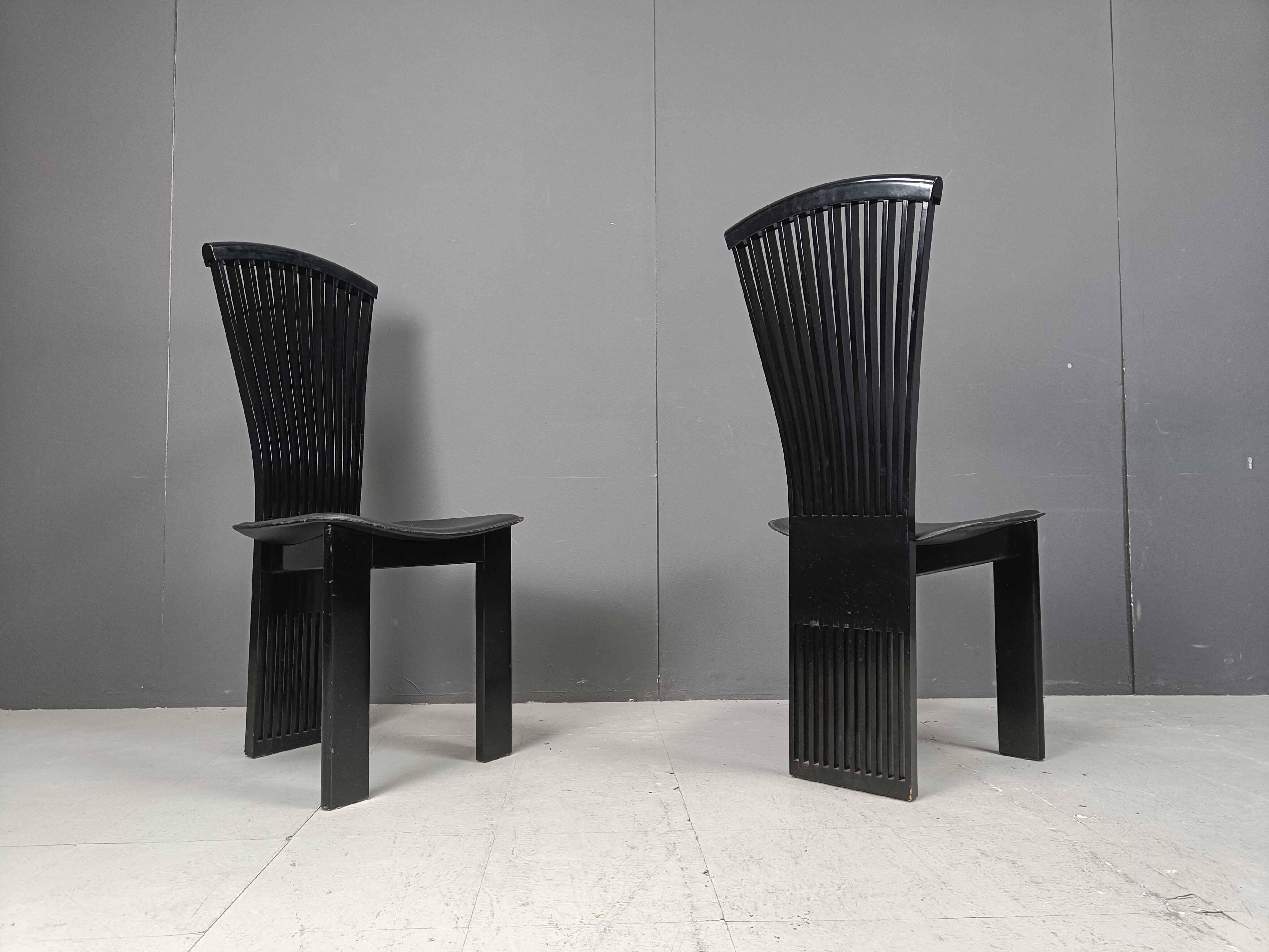Post modern dining chairs by Pietro Costantini, 1980s, set of 6