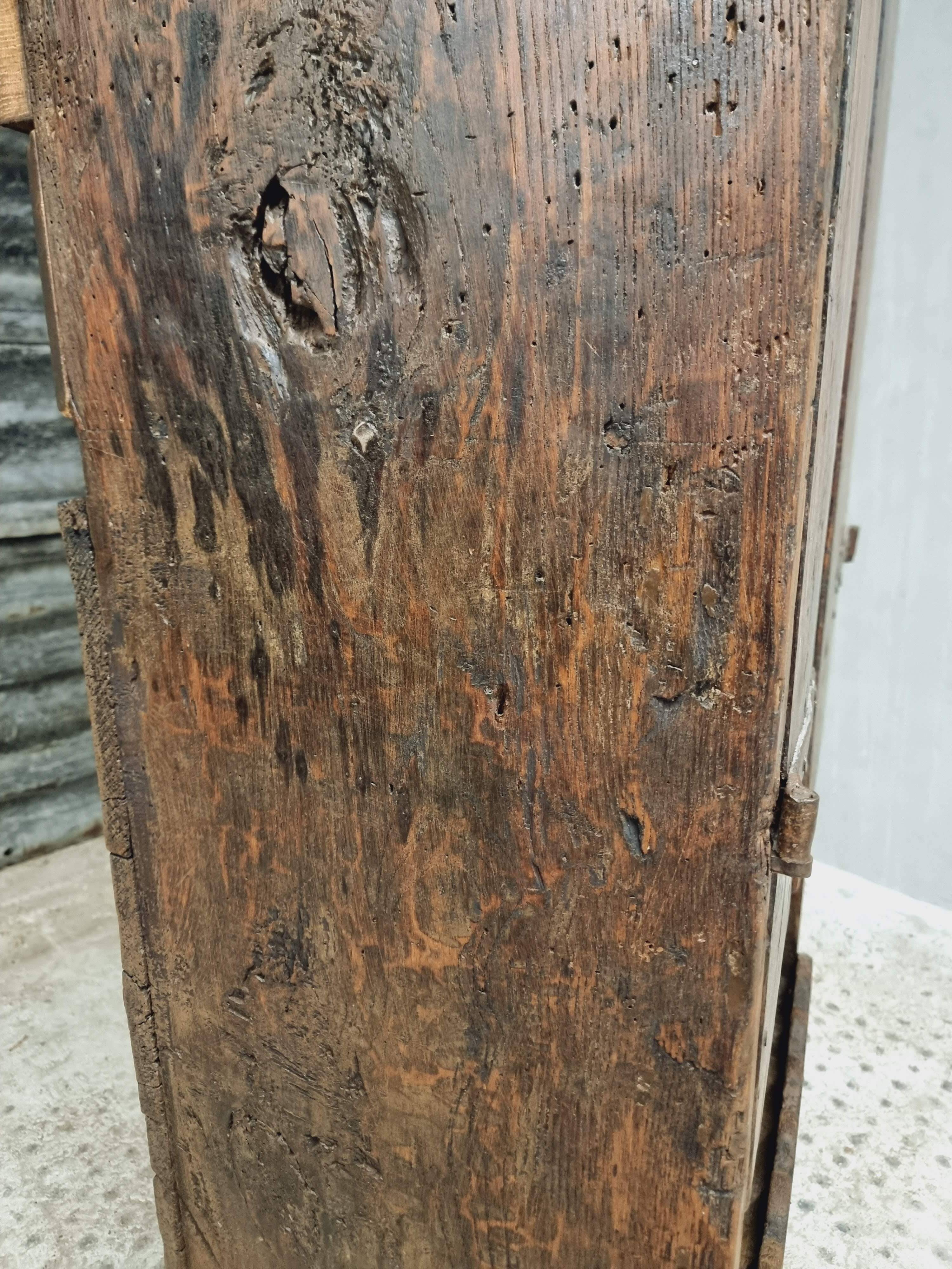 Antique Spanish cabinet chestnut 18th century 88 x 190 cm