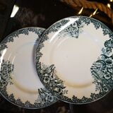 16 plates made of ancient earthenware