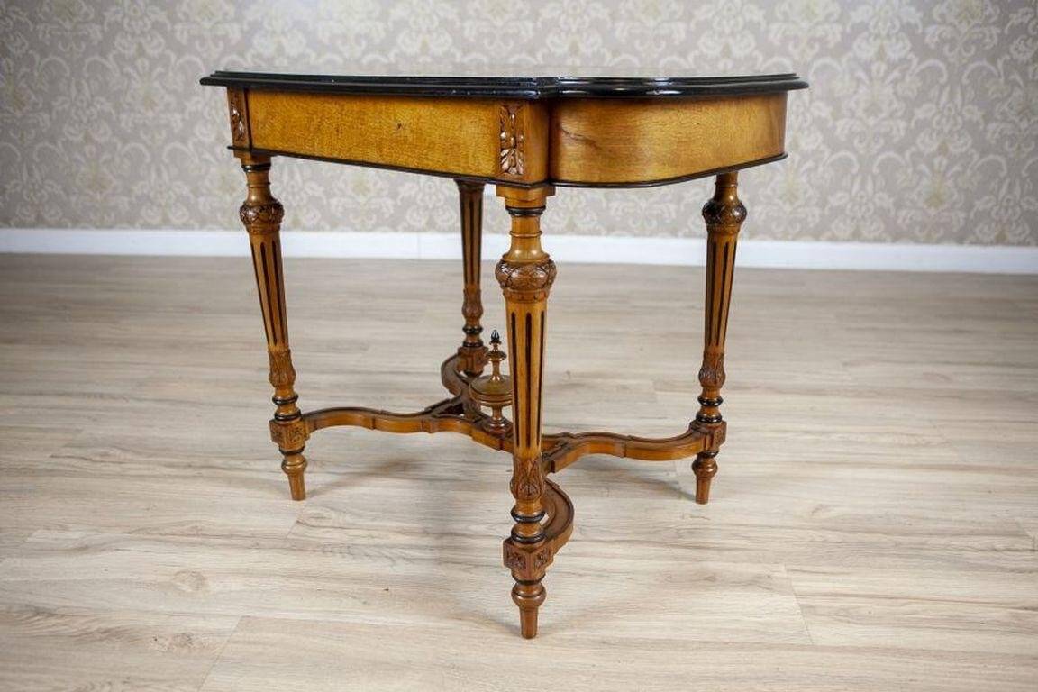 Late 19th Century Walnut Coffee Table, 1890s