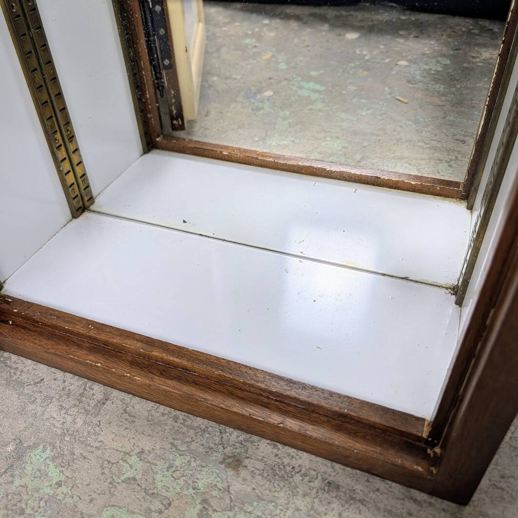 Vintage teak bathroom cabinet