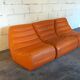 Leather sofa Saparella design Michel Ducaroy 70
