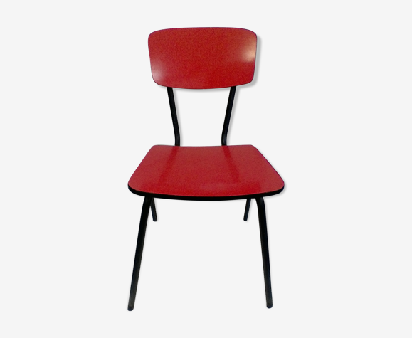 Chaise de cuisine en formica vintage