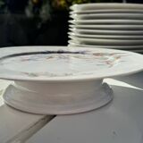 12 Dessert plates + presentation plate