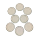 Lot of 10 plates in Terre de Fer Longchamp model Belleville