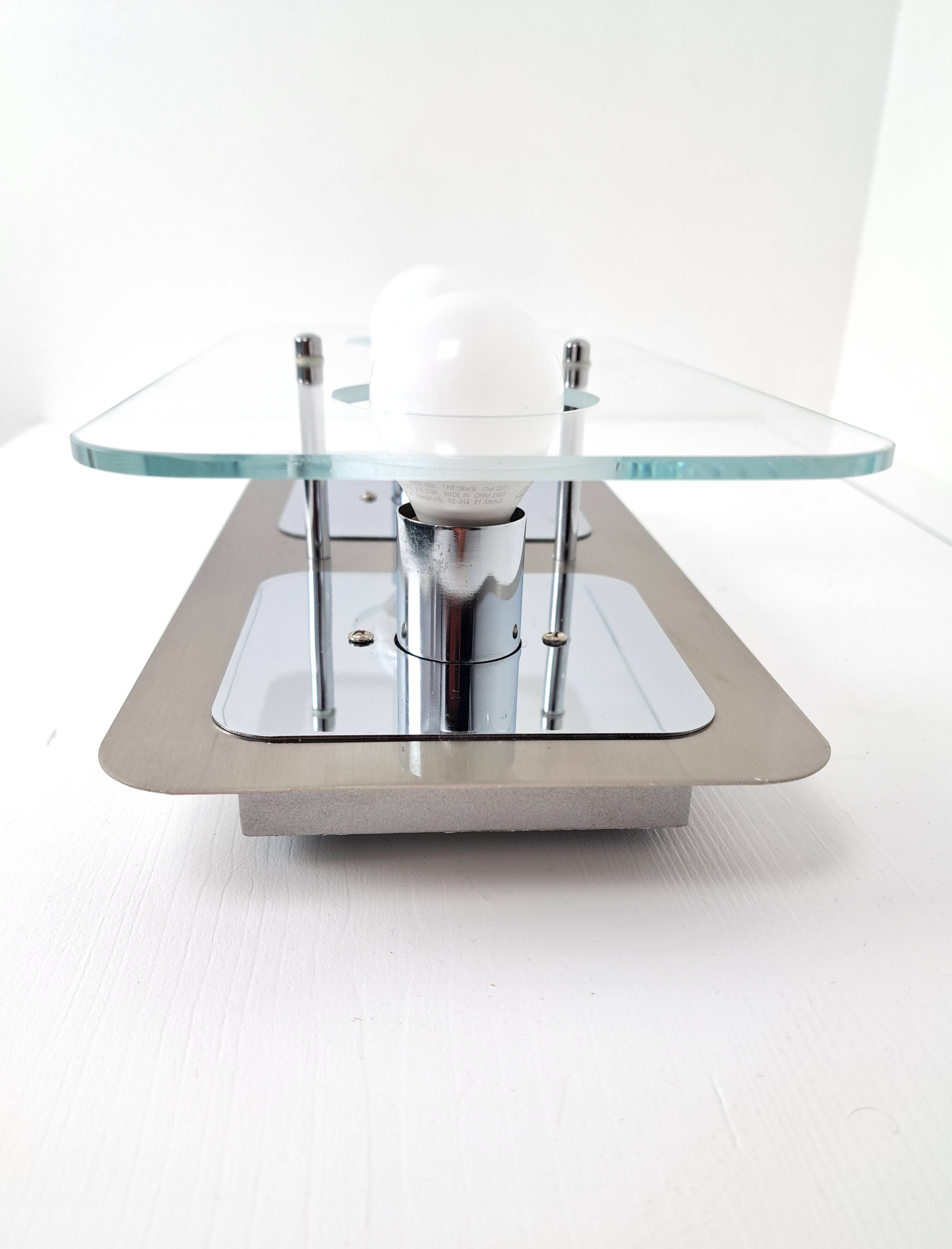 Wofi Leuchten dlg Oxar space age vintage double mirror wall light