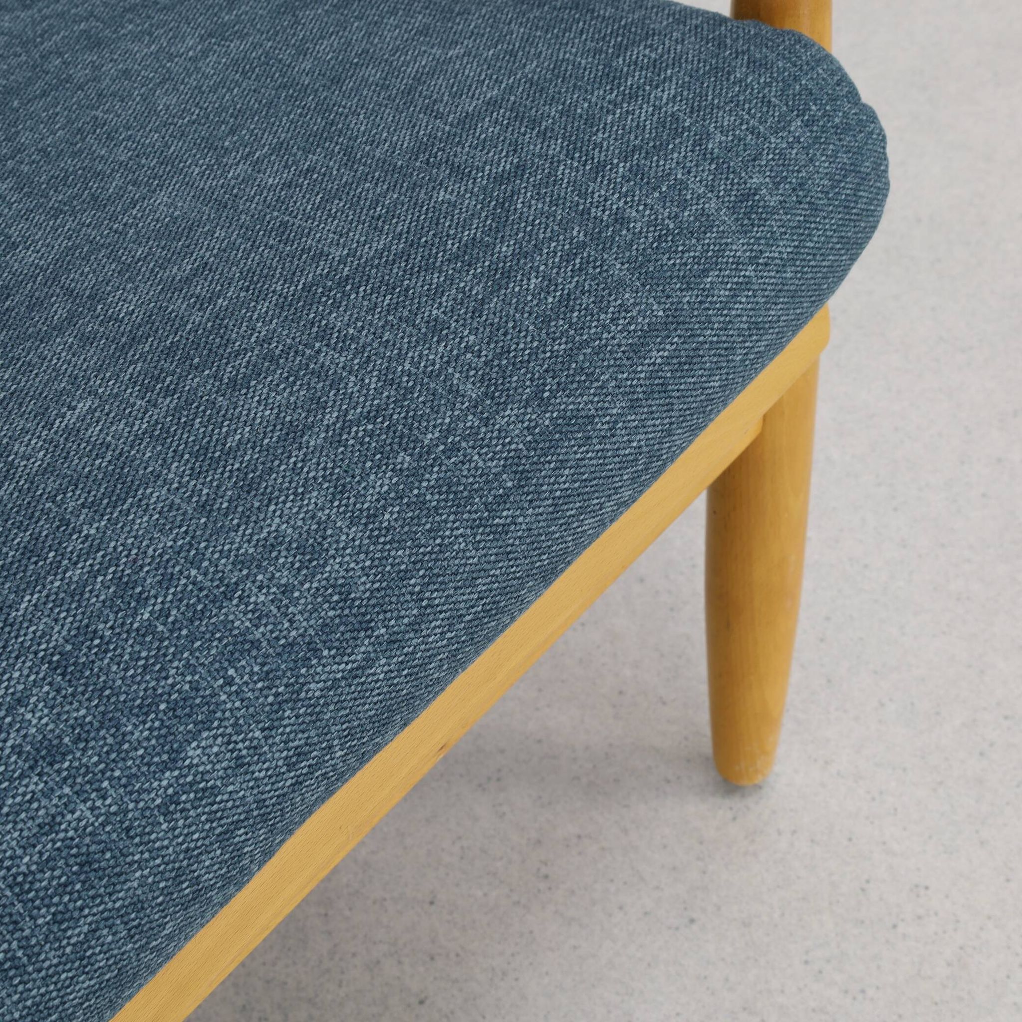 Vintage danish lounge chair, 1970s new upholstery
