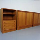 Large teak chest by H. W. Klein for Bramin, 1960s