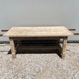 Stripped farmhouse table extensions to 255 cm