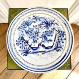 Decorative plate ceramic birds