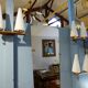 Set of 3 brass and teak Arlus wall light 1960