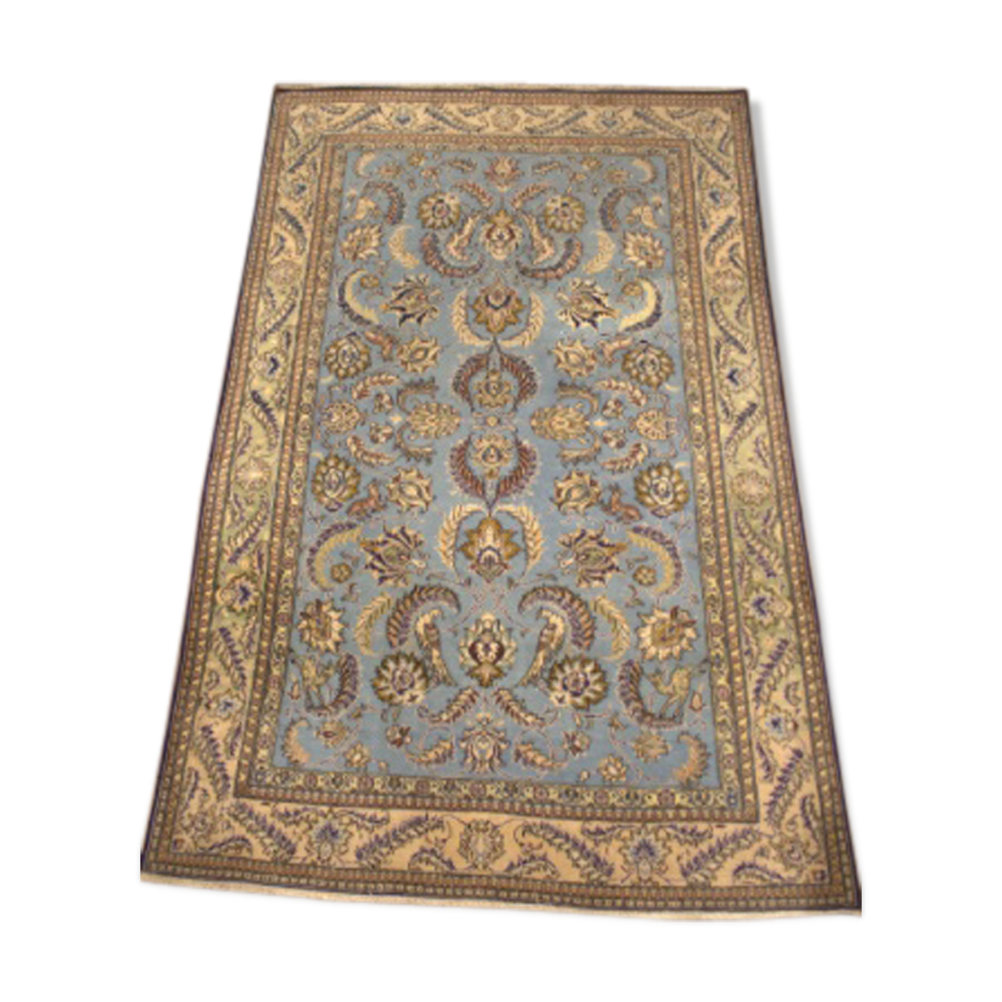 Antique Persian Ghoum carpet 258x165 cm