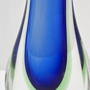 Vase vintage en verre de Murano Sommerso, 1960