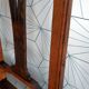 Lot de 2 chaises art déco vintage.