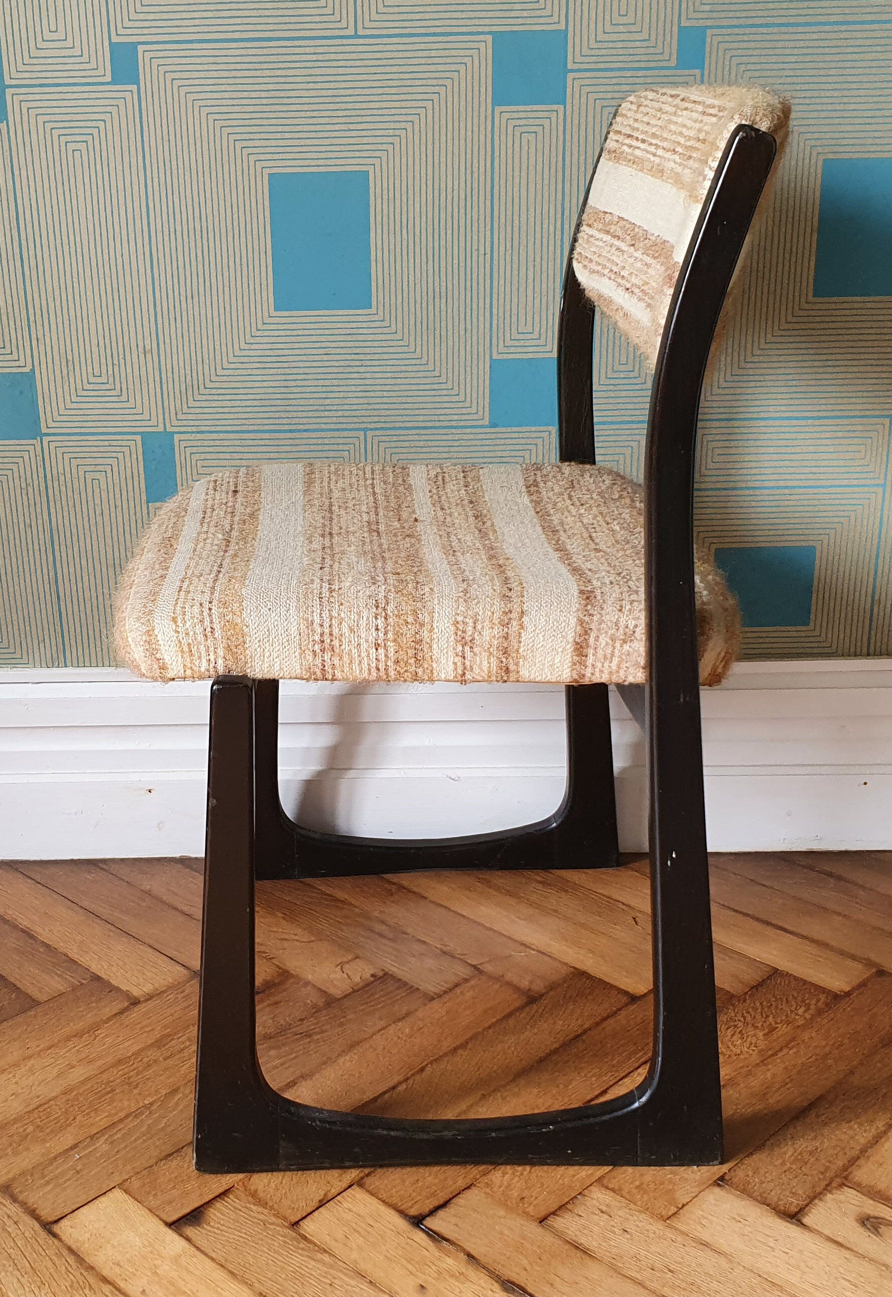 Seventies sled chairs