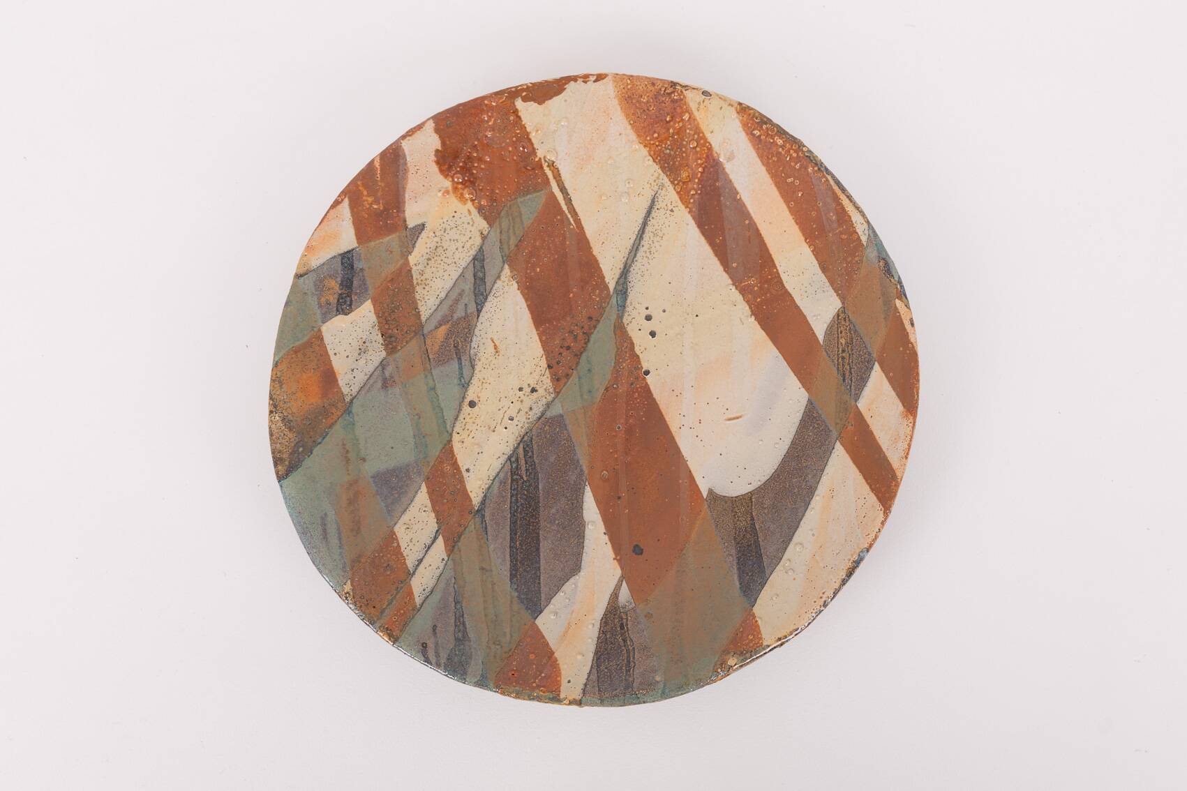 Unique Sicilian earthenware dish plate