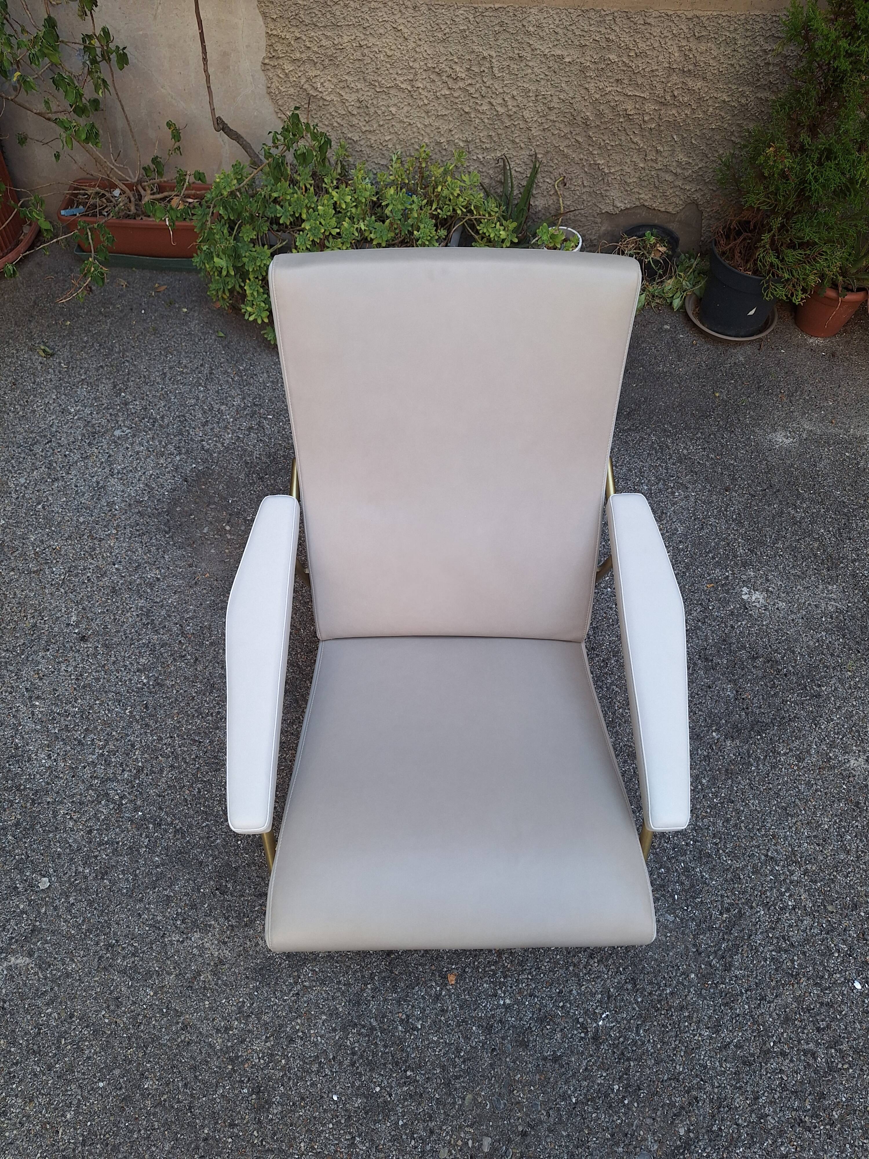poltrona D.153.1 deza distex en cuir gio ponti pour molteni