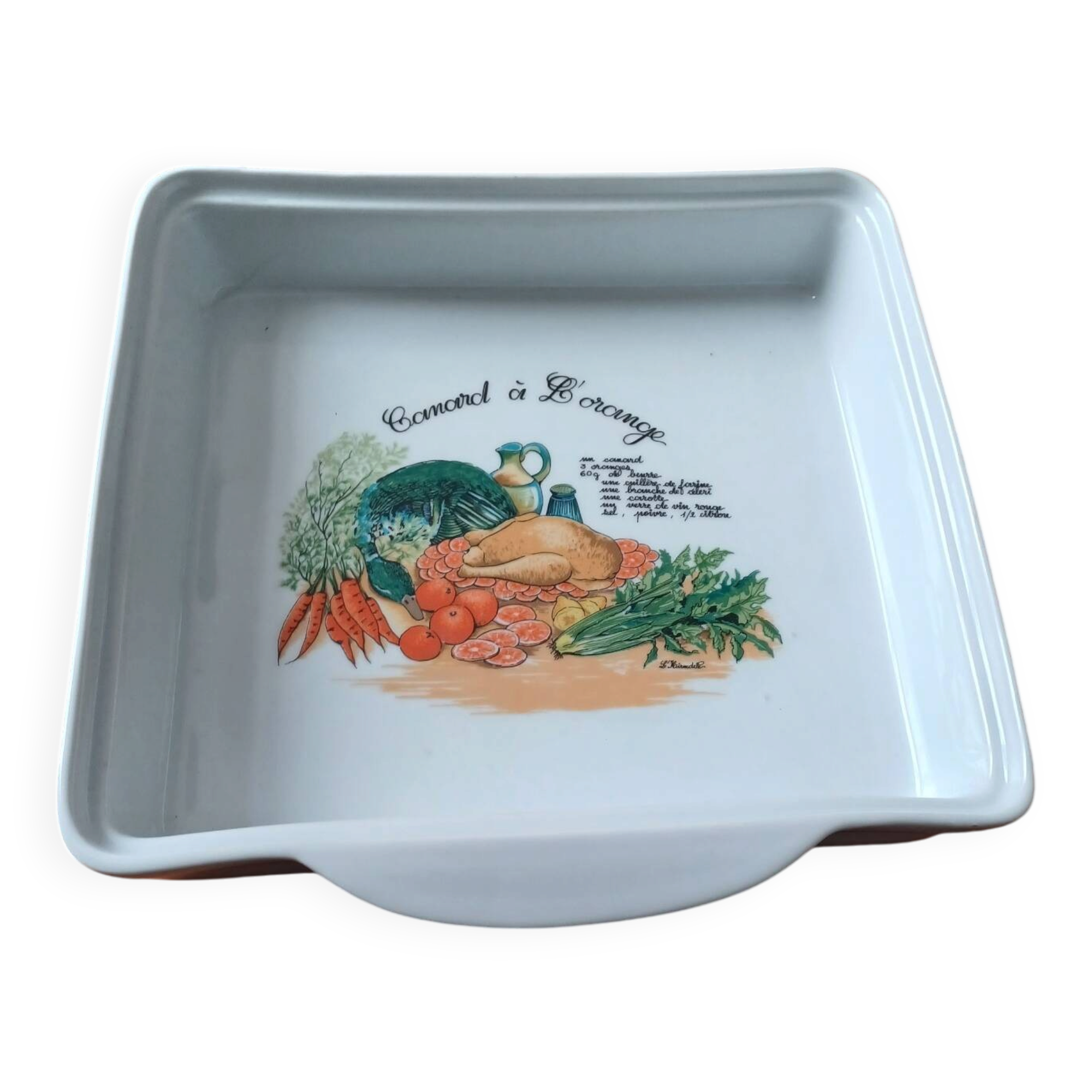 Porcelain plate the swallow