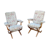 Pair of Polyconfort armchairs