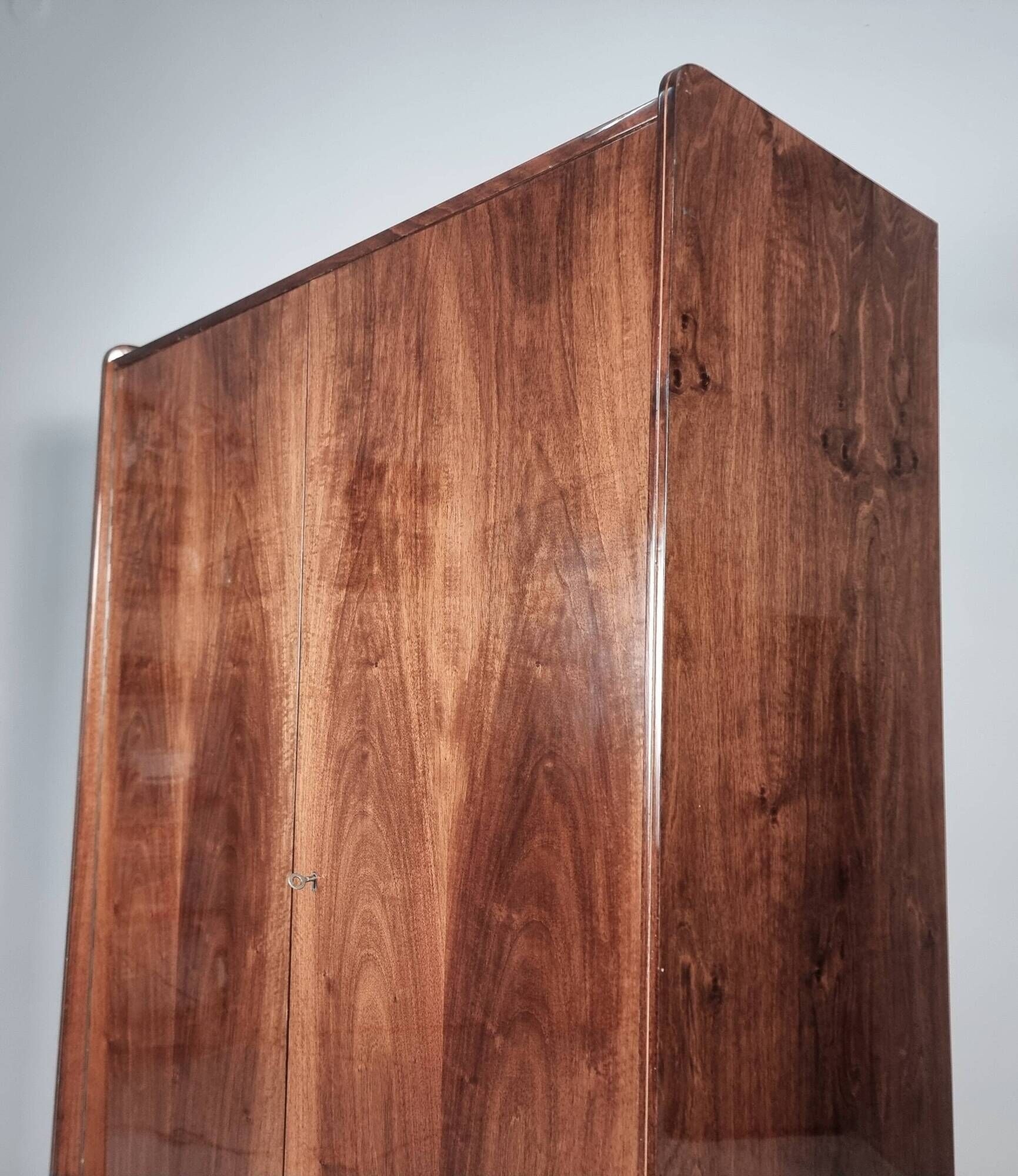 Vintage Wardrobe in Walnut from Tatra Nabytok, 1970s
