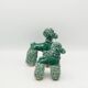 Lot of 2 royal poodles in 1960s spaghetti ceramic