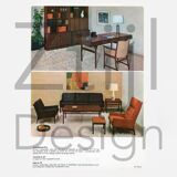 Bureau danois ND 93/3 par Nanna et Jorgen Ditzel pour Søren Willadsen, années 1950.