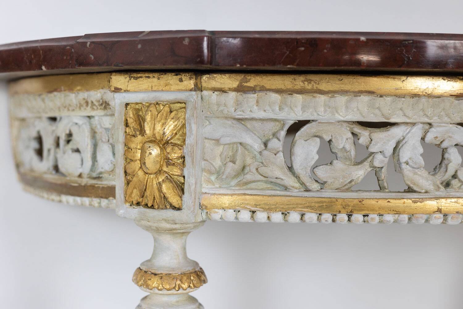 Malot. Pair of lacquered consoles from the Louis XVI period. Circa 1780.