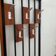 Scandinavian wall-mounted locker from the 60s in teak