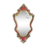Gold and red mirror brand Deknudt